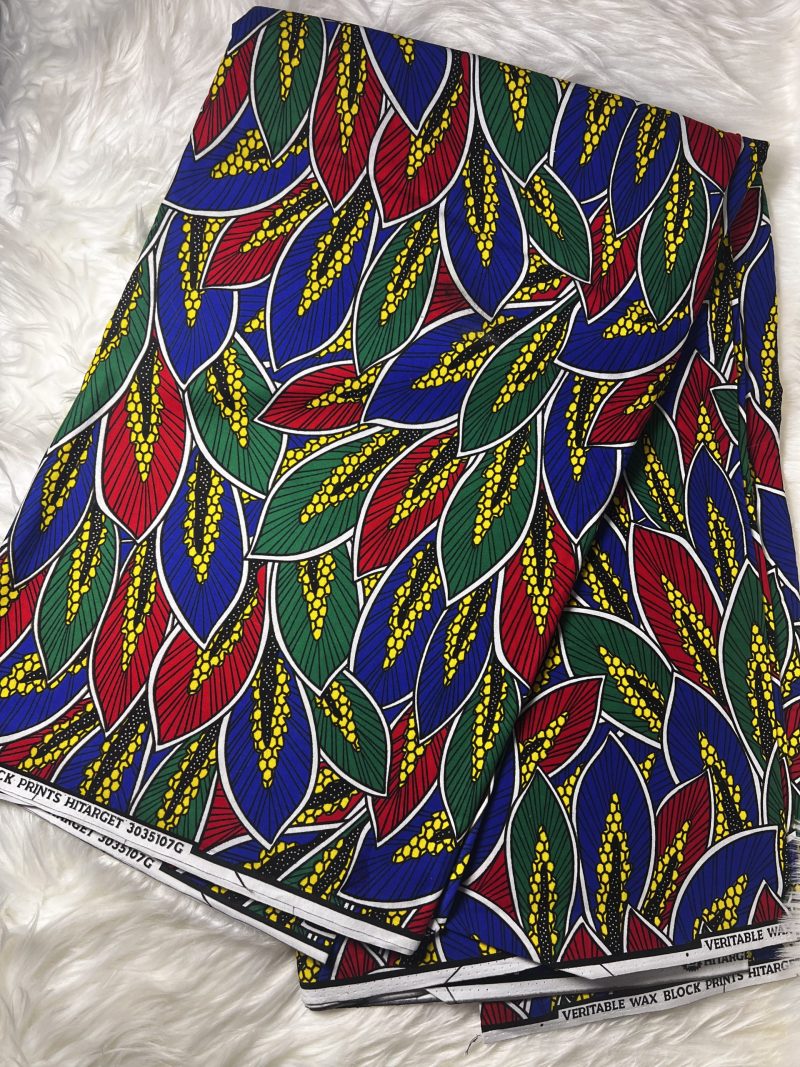 6yards 100% Ankara cotton fabric