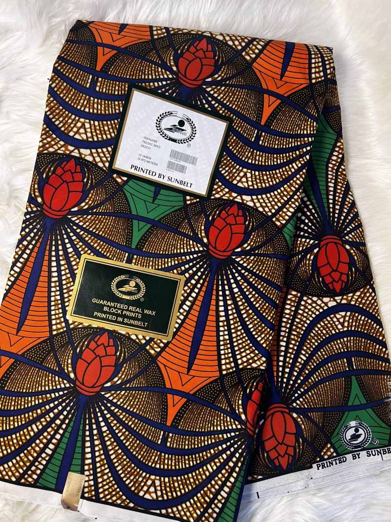 6yards Ankara Fabric,50% cotton