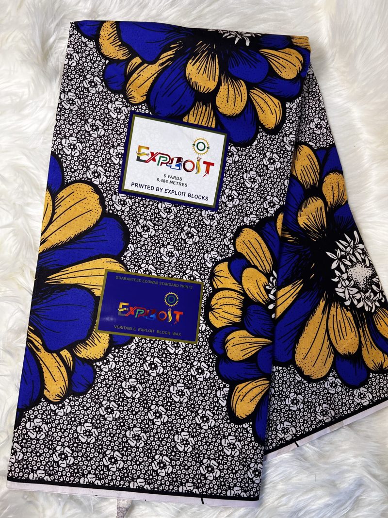 6yards Ankara Fabric,50% cotton