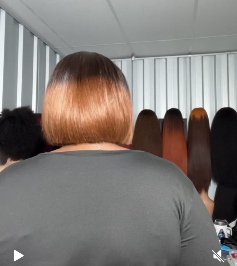 8” 2tone frige bob - Image 2