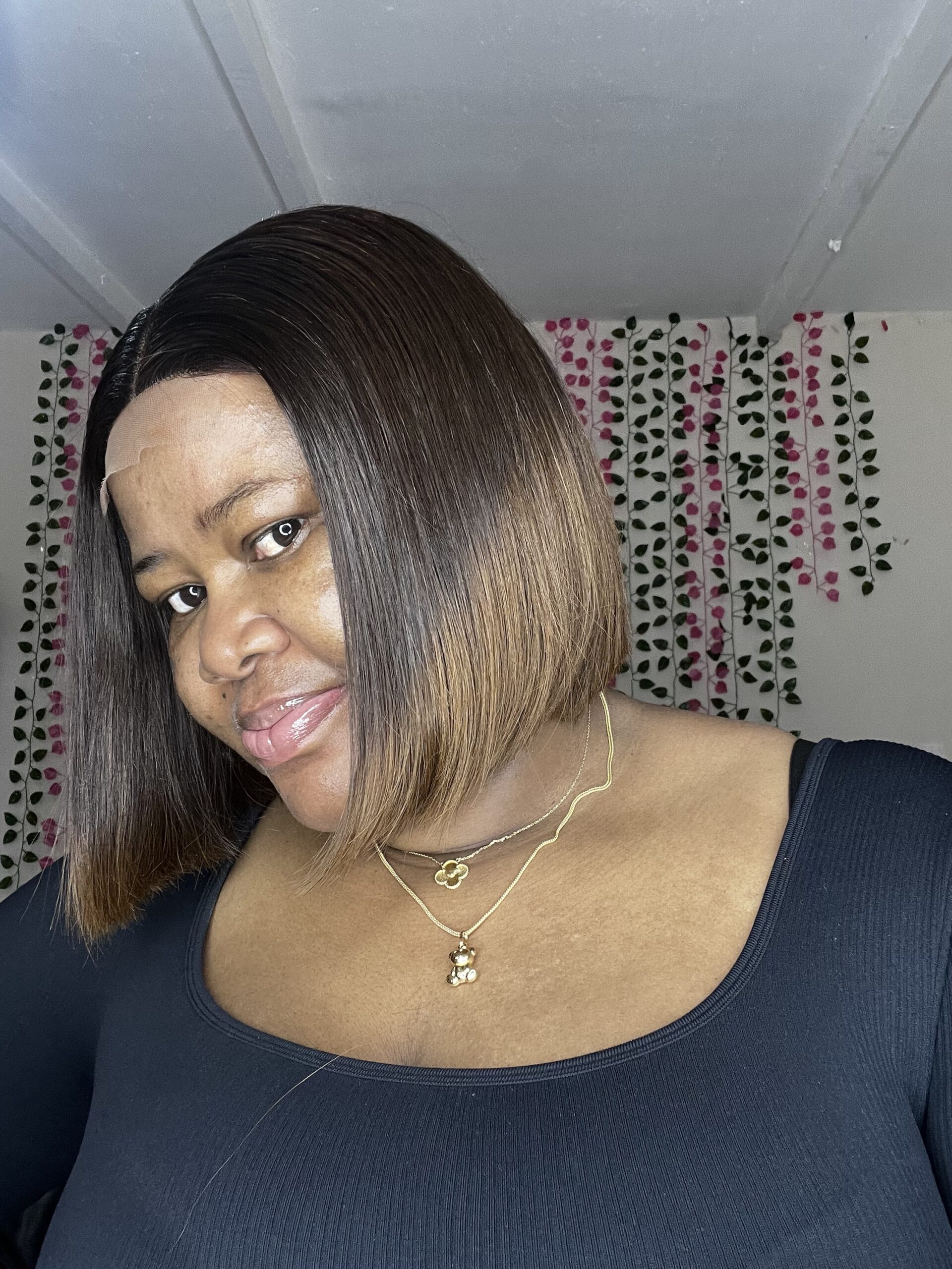 8” 2tone brown with 2x4 closure - Image 2